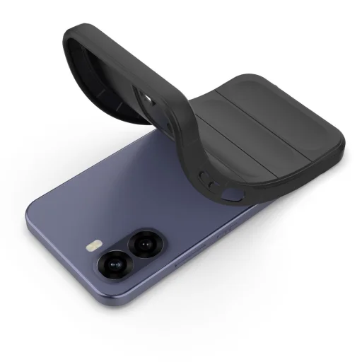 Oppo A6x 4G / A6x 5G Fekete Techsuit Magic Shield tok - 5