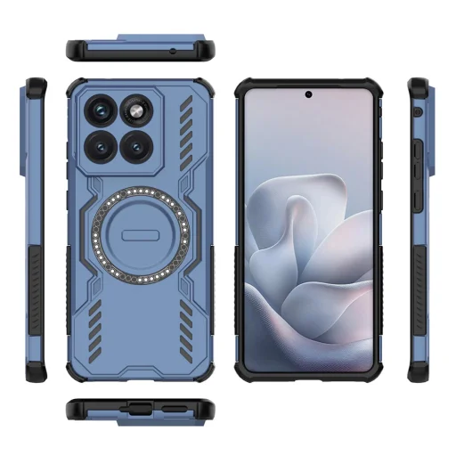 Puzdro Techsuit ArmorMag pre Motorola Edge 70 Fusion, modré - 3
