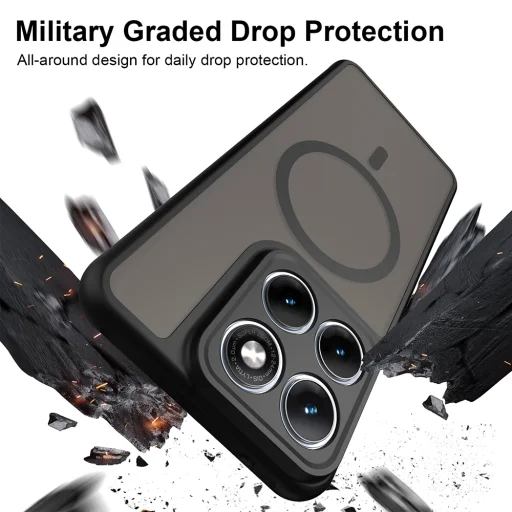 Motorola Edge 70 Fusion Fekete Techsuit HaloFrost II MagSafe tok - 5