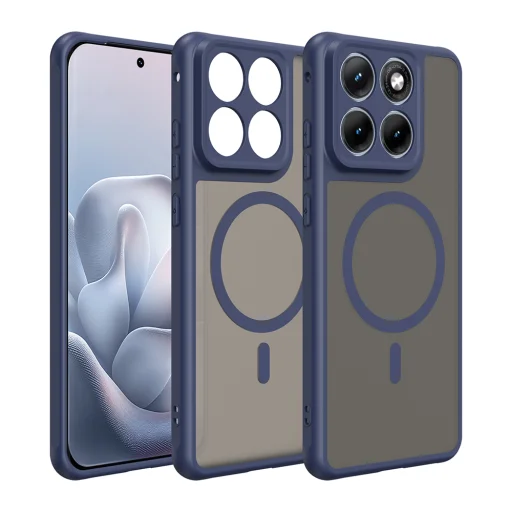 Motorola Edge 70 Fusion Sötétkék Techsuit HaloFrost II MagSafe tok - 1