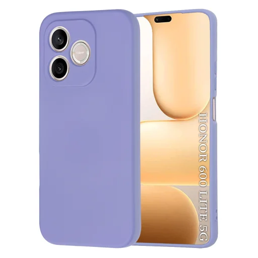 Honor 600 Lite svetlofialové puzdro Techsuit SoftFlex - 1
