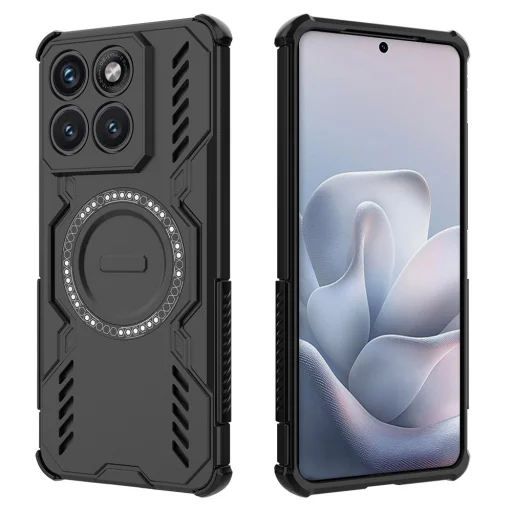 Motorola Edge 70 Fusion Fekete Techsuit ArmorMag tok - 2