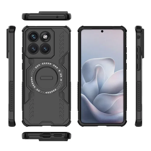 Motorola Edge 70 Fusion Fekete Techsuit ArmorMag tok - 3