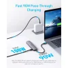 USB-C Hub Anker, 2 x USB-A - 1 x USB-A 3.0 - 1 x USB-C - 1 x HDMI, Sivý A8357HA0 thumbnail