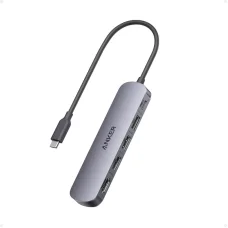 USB-C Hub Anker, 2 x USB-A - 1 x USB-A 3.0 - 1 x USB-C - 1 x HDMI, Sivý A8357HA0