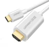 USB-C to HDMI video kábel UGREEN MM121, 1,5m, biely thumbnail