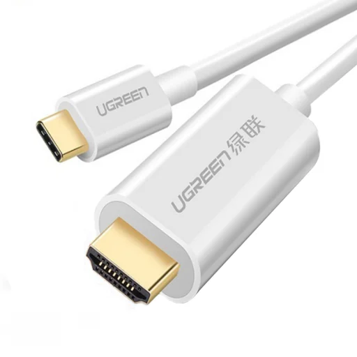 USB-C to HDMI video kábel UGREEN MM121, 1,5m, biely - 1