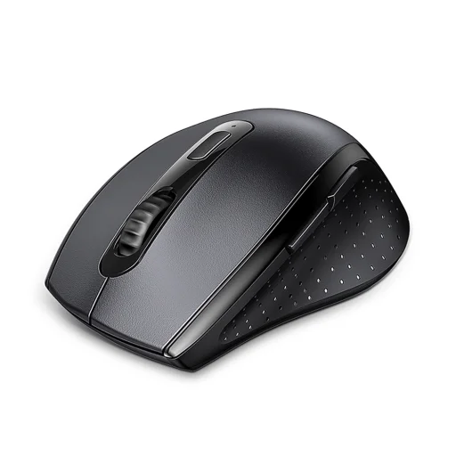 Ugreen bezdrôtová ergonomická optická myš - čierna - 1