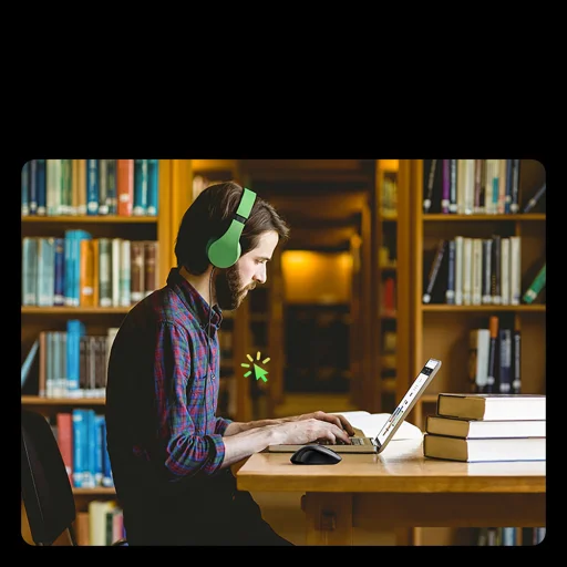 Ugreen bezdrôtová ergonomická optická myš - čierna - 8
