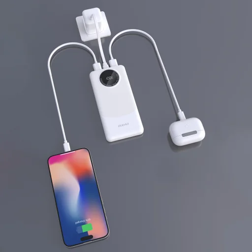 Powerbanka Dudao K12 10000mAh PD22.5W USB-A, USB-C - biela - 3