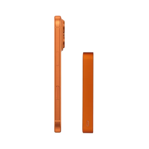 Blavec Power Bank 10000mAh BJ-04 Slim 13,5mm - Type C - 22,5W magnetická Magsafe 3 v 1 (PBBJ04-MC10O) oranžové sklo - 3