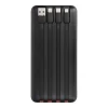 Charmast W2089 PD3.0 3A 22,5W 20000 mAh powerbanka so zabudovanými káblami USB-A / USB-C / Lightning / Micro USB čierna thumbnail