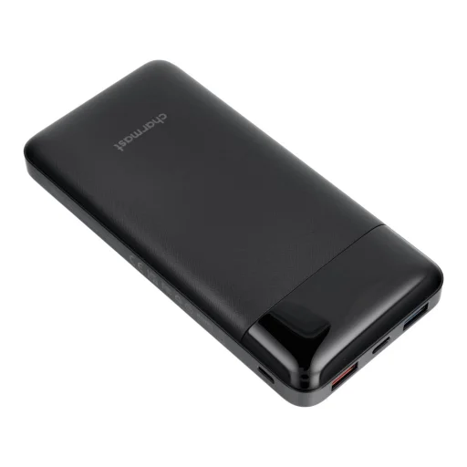 Charmast W2089 PD3.0 3A 22,5W 20000 mAh powerbanka so zabudovanými káblami USB-A / USB-C / Lightning / Micro USB čierna - 1