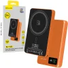 Blavec Power Bank 10000mAh BJ-03 Slim 13,5mm - Type C - 22,5W magnetická Magsafe 3 v 1 (PBBJ03-MC10O) oranžový hliník thumbnail