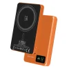 Blavec Power Bank 10000mAh BJ-03 Slim 13,5mm - Type C - 22,5W magnetická Magsafe 3 v 1 (PBBJ03-MC10O) oranžový hliník thumbnail