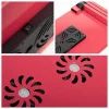 Univerzálny nastaviteľný stolík pod notebook s chladením YL-803 červený thumbnail