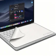 Tech-Protect Polishing Cloth čistiaca mikrovláknová utierka na displej pre notebook 15-16 palcov sivá