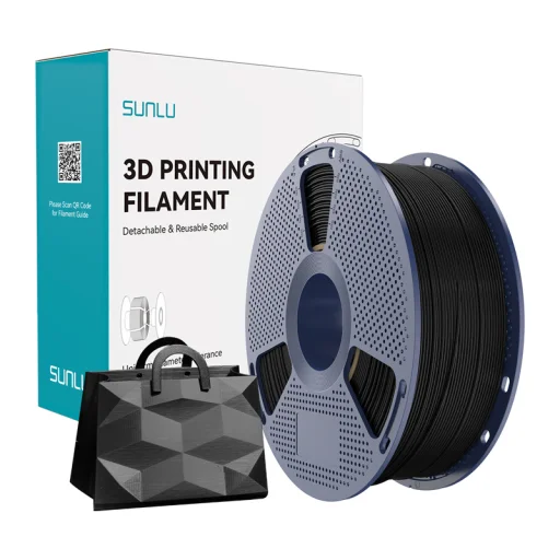 Filament Sunlu TPU Silk (czarny) - 1