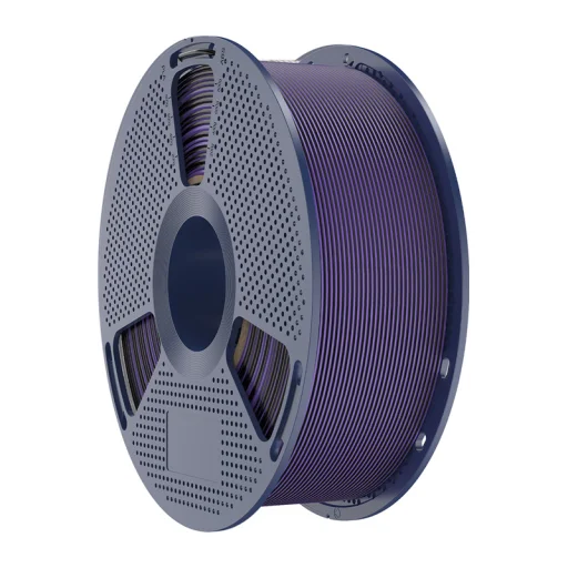 Sunlu PLA+ Silk dvojfarebný filament čierno-fialový - 4