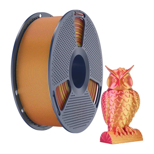Sunlu PLA+ Silk dvojfarebný filament červeno-zlatý - 2
