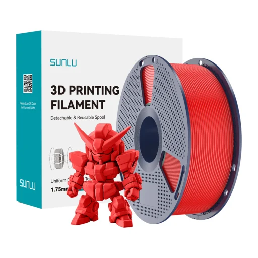 Sunlu PLA+ 2.0 piros filament - 1