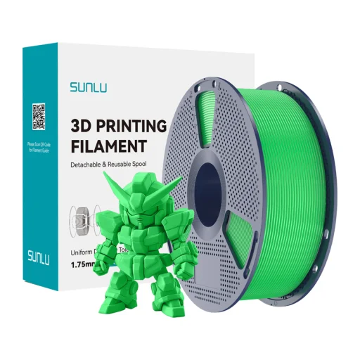 Sunlu PLA+ 2.0 filament zöld - 1