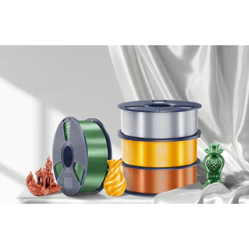 Sunlu PLA+ Silk modrý filament - 8