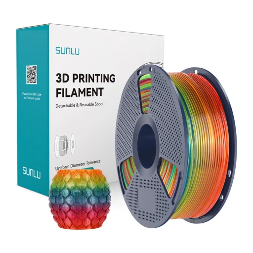 Sunlu PLA filament Átlátszó Szivárvány 01 - 1
