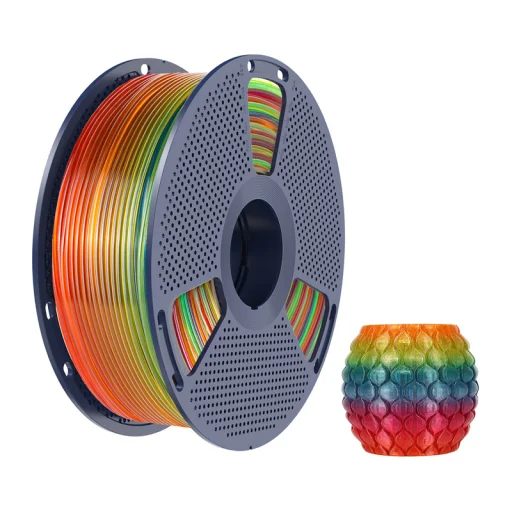 Sunlu PLA filament Priehľadný dúhový 01 - 2