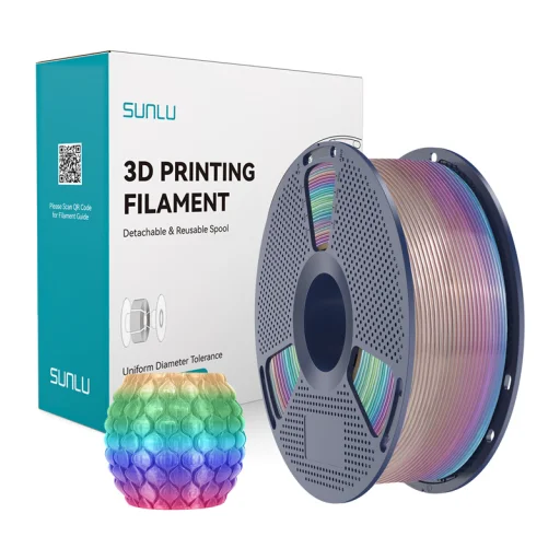 Sunlu PLA filament átlátszó szivárvány 04 - 1