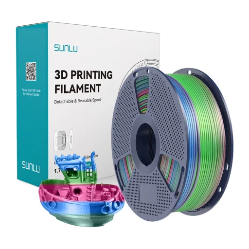 Sunlu filament PLA+ Silk Rainbow 06 - 1