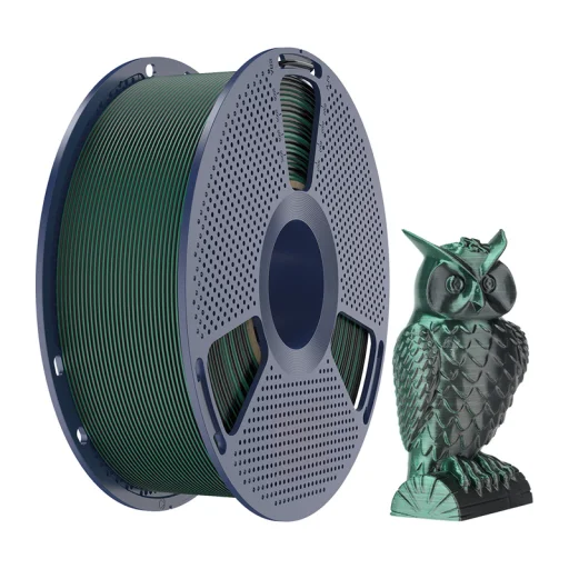 Sunlu PLA+ Silk dvojfarebný filament čierno-zelený - 2