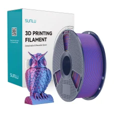 Sunlu Filament PLA+ Silk dvojfarebný červeno-modrý