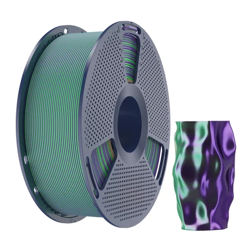 Sunlu Filament PLA+ Silk Két Színű Zöld-Lila - 2