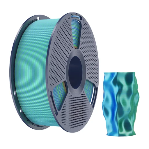 Sunlu PLA+ Silk kétszínű filament kék-zöld - 2