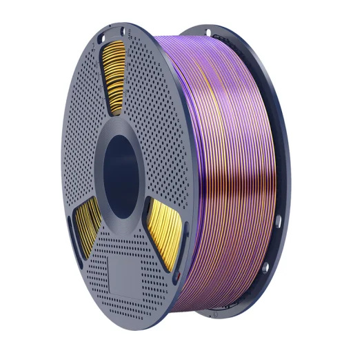 Sunlu Filament PLA+ Silk trojfarebný čierno-zlato-fialový - 4