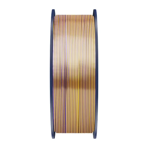 Sunlu Filament PLA+ Silk trojfarebný čierno-zlato-fialový - 5
