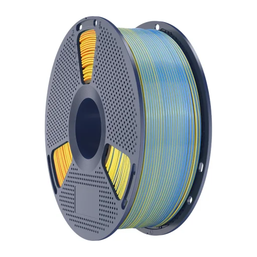 Sunlu PLA+ Silk štvorfarebný filament modrá-fialová-oranžová-žltá - 4