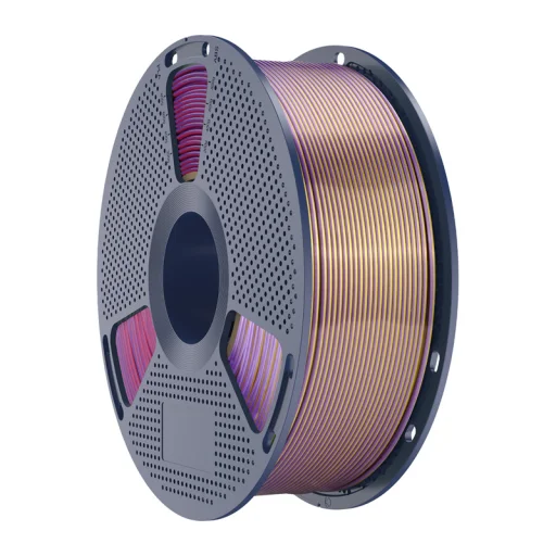 Sunlu PLA+ Silk štvorfarebný filament modrá-fialová-červená-zlatá - 4