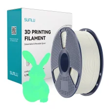 Sunlu PLA filament svietiaci v tme (z bielej na zelenú)