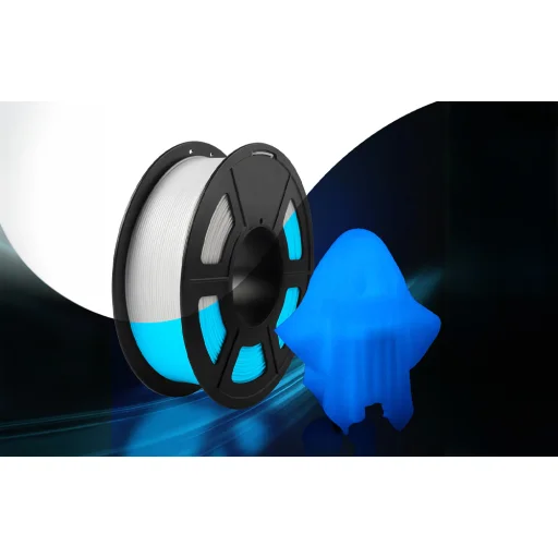 Sunlu PLA sötétben világító filament (fehérből kékre váltó) - 6