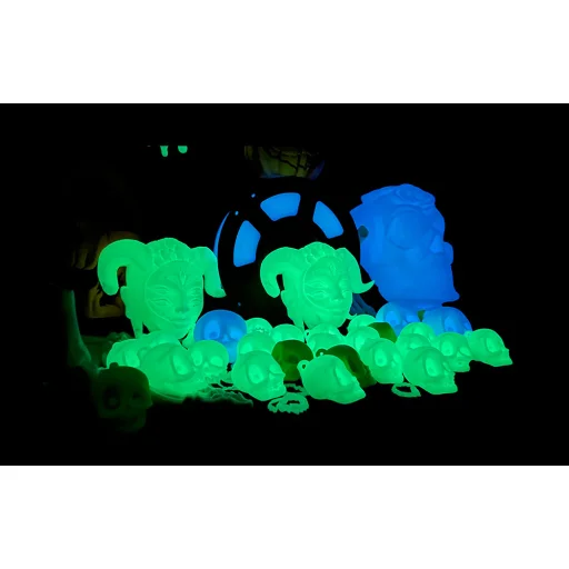 Sunlu PLA sötétben világító filament (fehérből kékre váltó) - 8