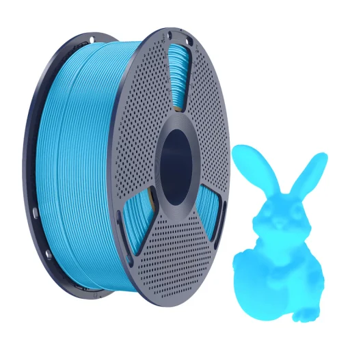 Sunlu PLA v tme svietiaci technický modrý filament - 2