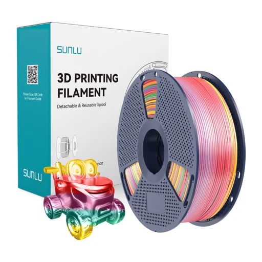 Sunlu Filament PLA+ Silk (dúhový 01) - 1