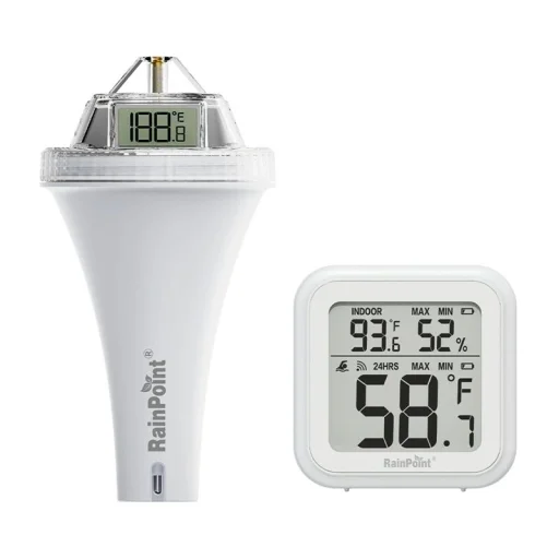 RainPoint bezdrôtový bazénový teplomer s prijímačom - 1