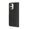 Oppo A6 4G čierne kožené flipové puzdro Techsuit thumbnail