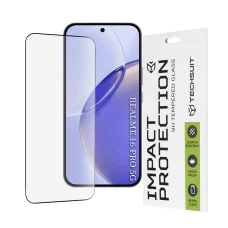Realme 16 Pro Čierne Techsuit - 111D Celoplošné pokrytie / Celoplošné lepenie Ochranné tvrdené sklo