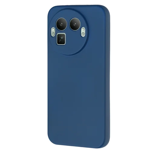 Realme GT 8 Pro tmavomodré puzdro Techsuit - SoftFlex [Okrúhly výrez pre fotoaparát] - 3