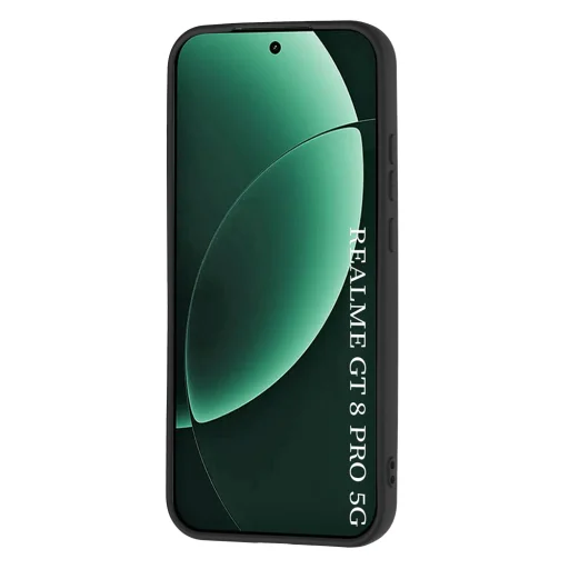 Realme GT 8 Pro čierne puzdro Techsuit SoftFlex [kruhový výrez pre fotoaparát] - 2