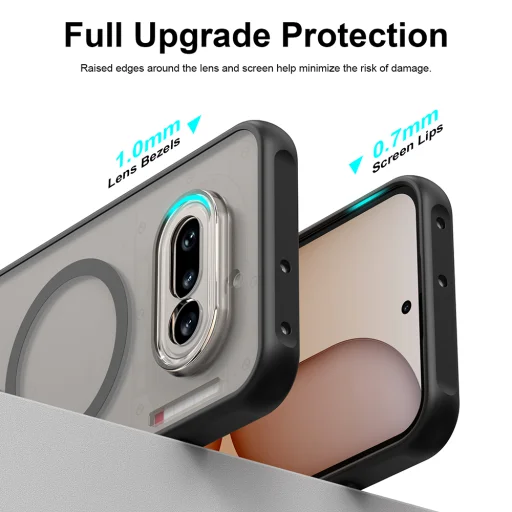 Nothing Phone (4a) Pro čierne Techsuit HaloFrost II MagSafe puzdro - 4